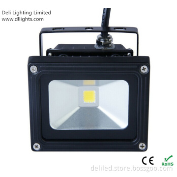 Outdoor Black IP65 10W LED Flood Light